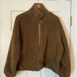 Urban outfitters, fleece jacket.